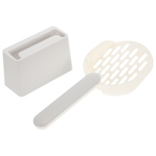 2 Sets Cat Litter Scoop With Holder For Litter Box Cleaning