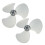 6 Pcs Plastic Fan Replacement For Household Standing Table Fans 3