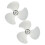 6 Pcs Plastic Fan Replacement For Household Standing Table Fans 1