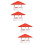 2 Pack Roof Pipe Rain Cap Light Weight Chimney Protector 7