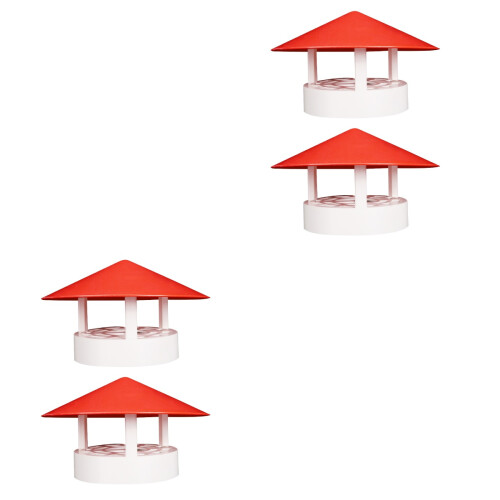 2 Pack Roof Pipe Rain Cap Light Weight Chimney Protector 2