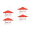 2 Pack Roof Pipe Rain Cap Light Weight Chimney Protector 4