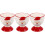 3Pcs Santa Claus Ceramic Egg Cup Set For Decor And Restaurant Use 6
