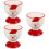 3Pcs Santa Claus Ceramic Egg Cup Set For Decor And Restaurant Use 9