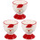 3Pcs Santa Claus Ceramic Egg Cup Set For Decor And Restaurant Use 4