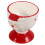3Pcs Santa Claus Ceramic Egg Cup Set For Decor And Restaurant Use 2