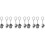 10 Pcs Dog Keepsake Necklace Pet Ash Key Chain Mini Ornament 11