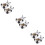 3 Count Cute Panda Flower Pot Decorative Planter Modern Flowerpot 9