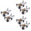 3 Count Cute Panda Flower Pot Decorative Planter Modern Flowerpot 6