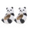 3 Count Cute Panda Flower Pot Decorative Planter Modern Flowerpot 11