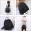 1Sac À Femme Noir Robuste Polyester Polyvalent Pour Rangement Sûr 8