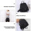 1Sac À Femme Noir Robuste Polyester Polyvalent Pour Rangement Sûr 11