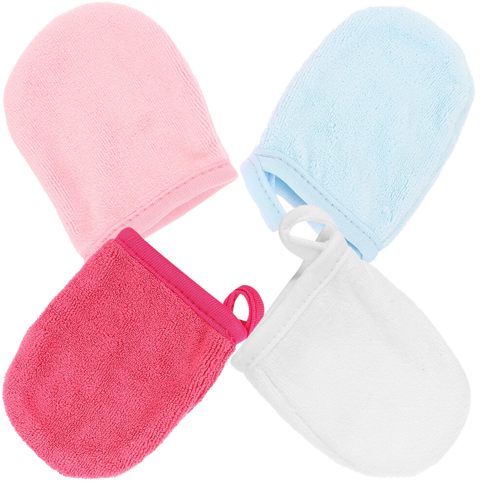 Ohphcall 2 Count Facial Mitts Professional Face Scrub For Dry Skin Hand Glove