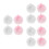 3 Pack Beauty Puff Pad Foundation Applicator Powder Cleaning Pads 4