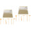 2 Sets Sand Rake Child Mini Combo Plate Plastic 4