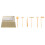 2 Sets Sand Rake Child Mini Combo Plate Plastic 11