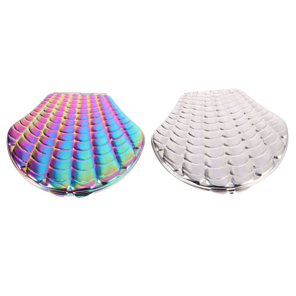 Ohphcall 3 Pieces Portable Mirror Travel For Make Up Small Pocket Compact