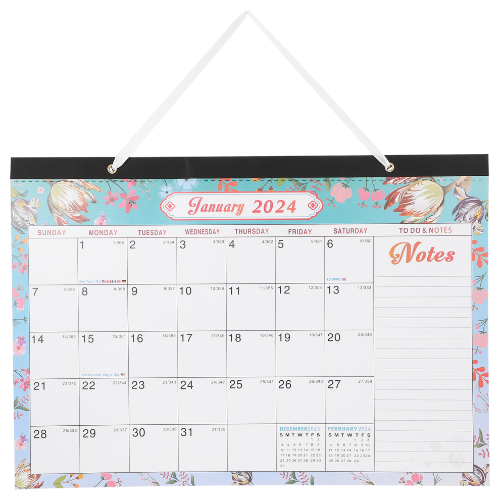 Photos - Other Office Equipment 4Pcs Wall Calendar English Monthly Hanging Calendar For Household