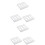 2 Pieces Cutting Board Pants Folding Board 34.7x28.5x7cm White 5