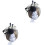 2pcs Retro Bird Cage Mesh Veil Fascinator Clip 3