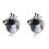 2pcs Retro Bird Cage Mesh Veil Fascinator Clip 2