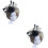 2pcs Retro Bird Cage Mesh Veil Fascinator Clip 6