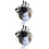 2pcs Retro Bird Cage Mesh Veil Fascinator Clip 5