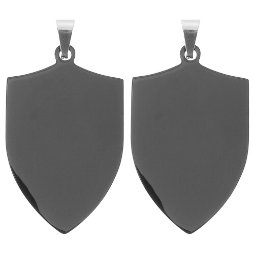 2pcs Engravable Metal Dog Tags Style For Pet Identification