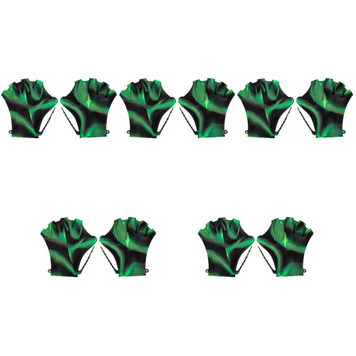5 Pairs Adjustable Swim Paddles Pool Diving Gloves 2