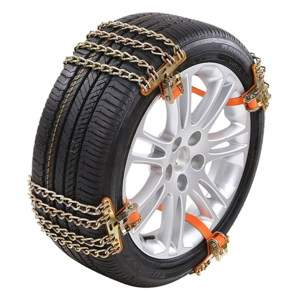 2 Pcs Snow Chains Anti-Skid Thickening Tire Car Traction For Tires 013609861927