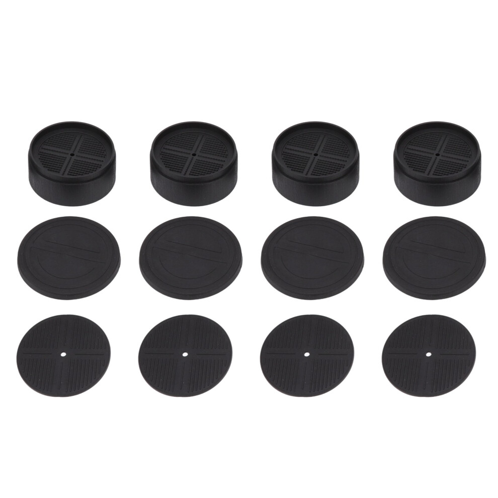 4Pcs Anti Vibration Pads Black Round for Washing Machine Refrigerator-image-OPC-PKY2Y25-NEW