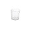 (M) Transparent Trash Can with Handles for Kitchen Bathroom Office 1