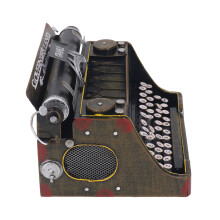 Vintage Style Typewriter Model Prop - Durable Retro Decor for Living Rooms