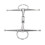 135mm Stainless Steel Horse Cheek Snaffle Bit 2