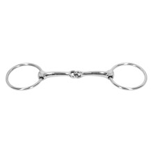 125mm Stainless Steel Horse Mouth Snaffle Bit Loose Ring
