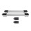 (Black) 2 Sets Silver Mobile Roller Bracket for Refrigerator Washing Machine 1