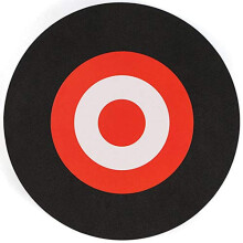 Archery EVA Foam Target 25x3 Cm Self-Healing For Bow Hunting Practice Black And Red