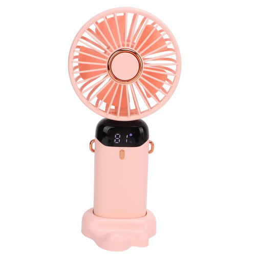 Neck Fan 5 Speed LED Battery Indicator Detachable USB Handheld Fan 1