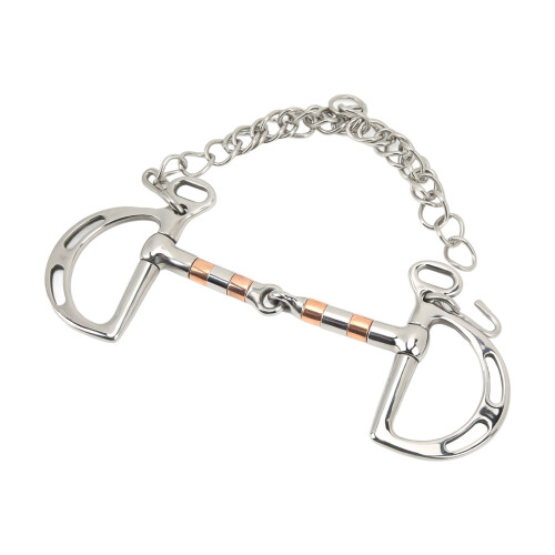Stainless Steel Copper D Ring Snaffle Bit 125mm Horse Mouth 2