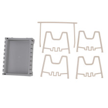 (Type D) Pot Lid Holder Durable PP Space Saving Nonslip Base Type B