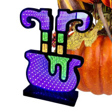 Halloween Light LED Spooky Table Lamp USB Powered Glow Lights Bedside Decor For Living Room Party Atmosphere