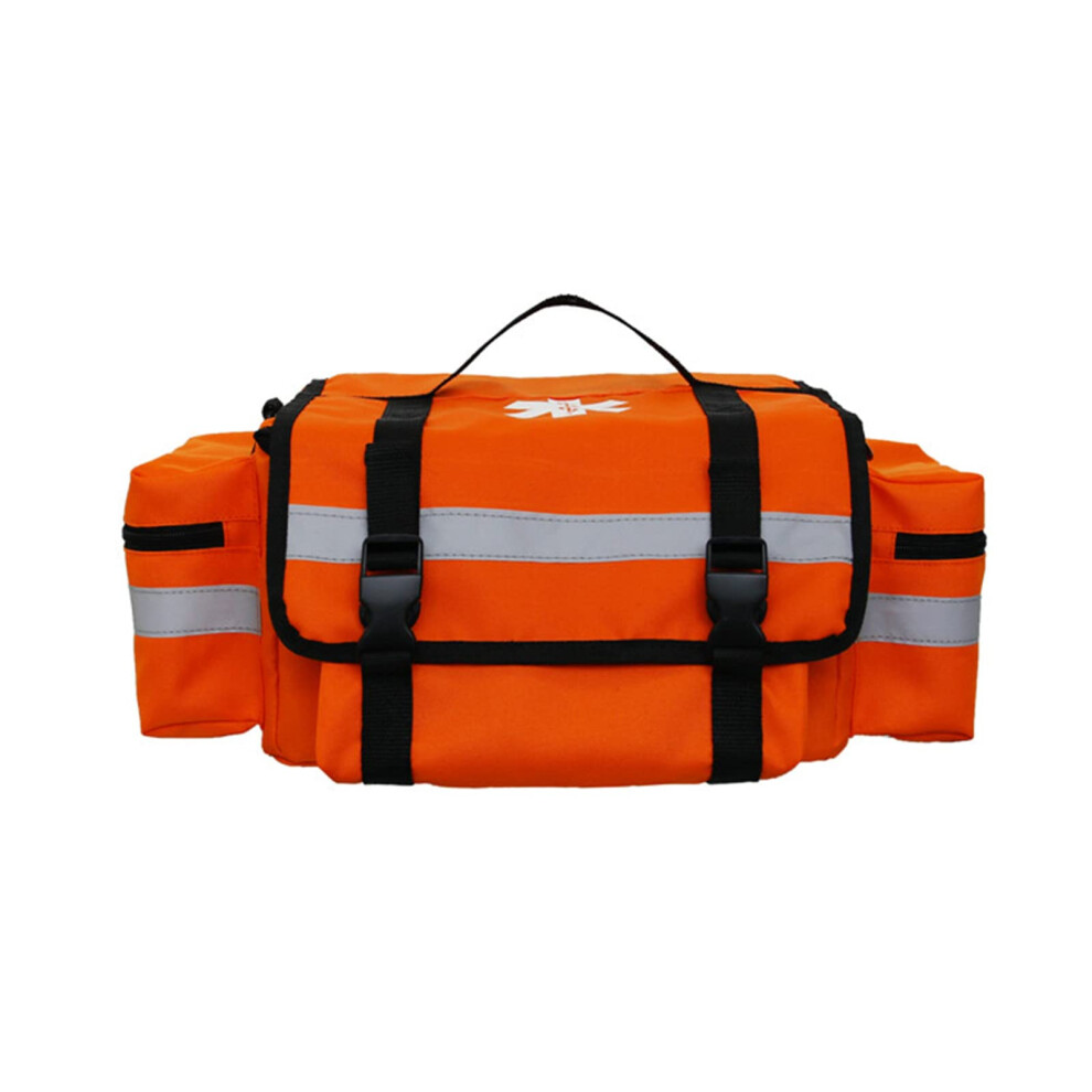 Professional First Responder Bag Orange Reflective Medical Trauma Bag Large Capacity First Aid Medical Bag Bag Only