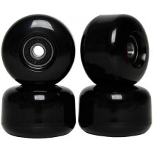 Skateboard Wheel and Bearing Set 54mm Skateboard Tips (Set of 4), Black