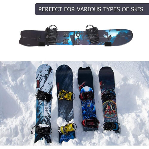 Minimalist Snowboard Display Rack - Wall Mount Storage, Surfboard Display Mount, Easy To Use 2