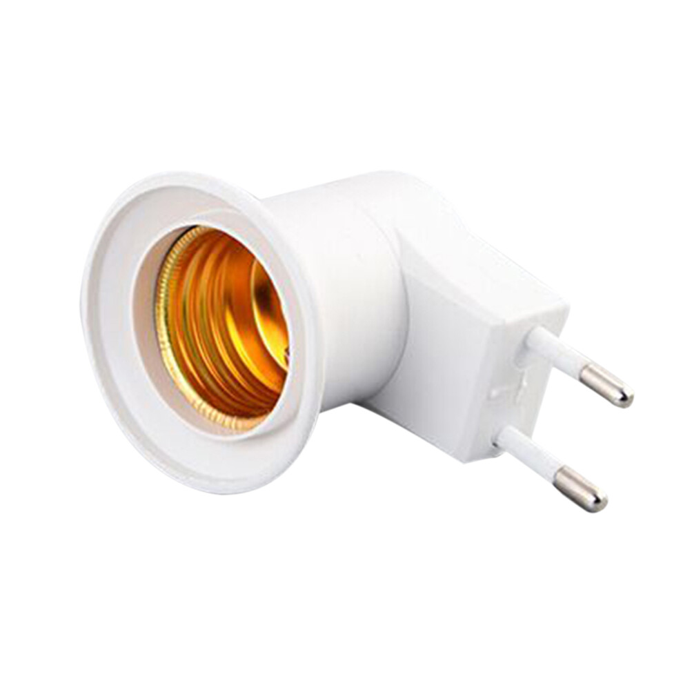 4Pcs Eu Plug To E27 Adapter Led Bulb Converter With On/Off Switch 685922826077