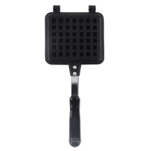 Square Waffle Baking Pan Non Stick Aluminum Alloy Dual Handles