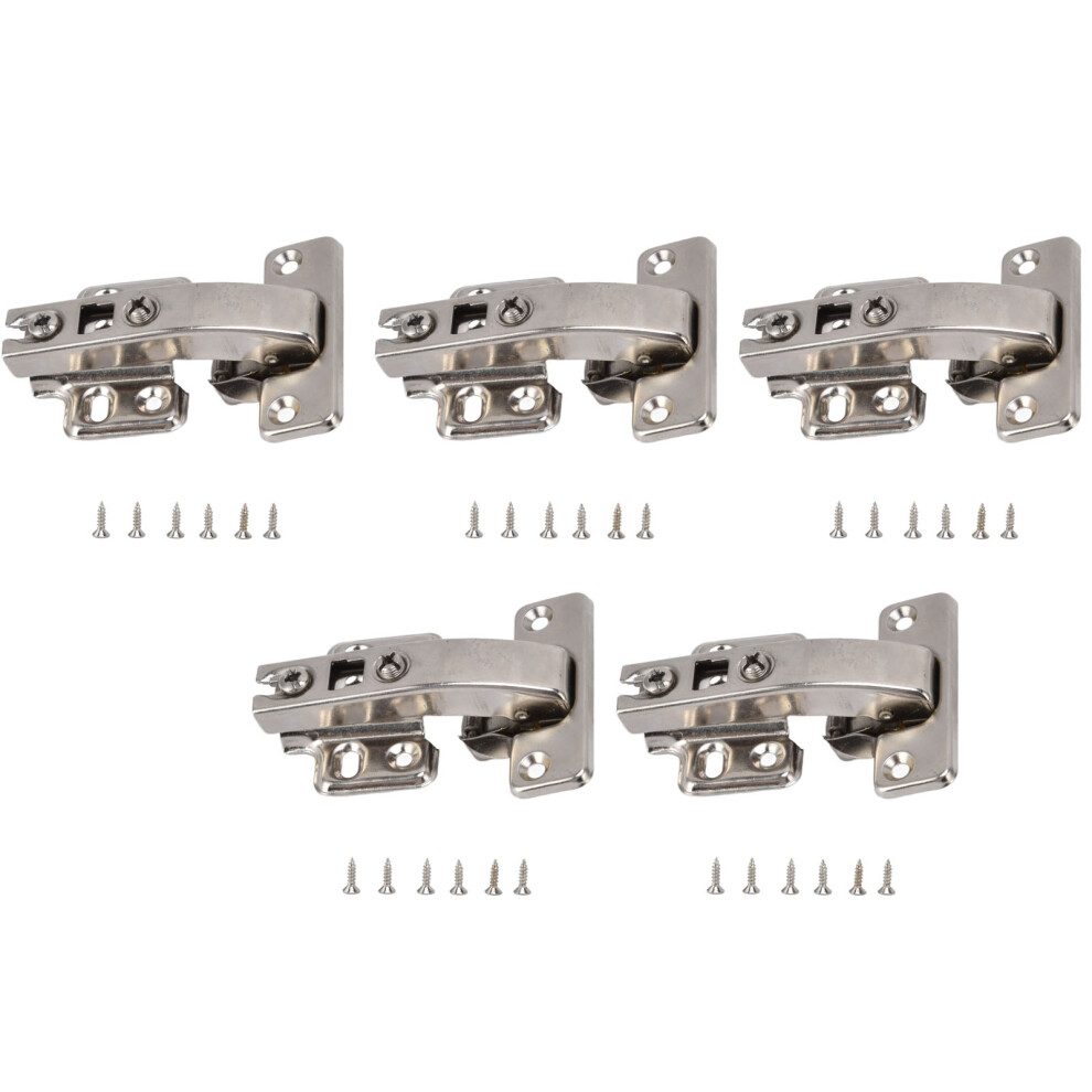 (Type B) 5Pcs Hydraulic Buffer Hinge Noise Reduction Anti-Rust Cabinet Door 685922828996