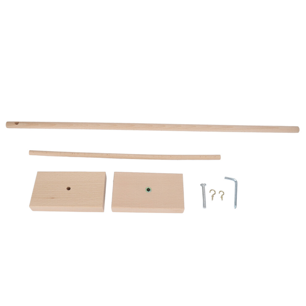 Beech Wood Crib Mobile DIY Bracket for Baby Bedside Decoration