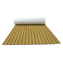 Flooring EVA Foam Faux Teak Decking Sheets Self-Adhesive Marine Decking Sea Deck Mat Teak Look
