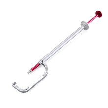 Aluminum Alloy Brake Disc Measuring Gauge 0-45mm Range Silver Caliper Tool 39x4.5x1.5cm 300g
